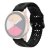 Flower Silikonarmband Samsung Galaxy Watch 7 44mm Svart