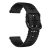 Flower Silikonarmband Samsung Galaxy Watch 7 44mm Svart