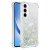 Silver glitter TPU-skal monterat på Samsung Galaxy A37