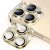 Köp Hat Prince Glitter Kameraskydd Aluminium iPhone 15 Pro/iPhone 15 Pro Max Guld Online
