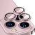 Glitter Linsskydd iPhone 16 Pro Rosa