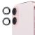 Glitter Linsskydd iPhone 16 Plus Svart