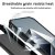 Hybridskal i svart för iPhone 17 Air med ventilerad insida för värmeavledning