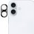 Härdat Glas Linsskydd iPhone 16 Plus Svart