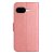 Elegant rosa läderfodral till Google Pixel 10a med fjärilar och komplett skydd