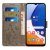 Köp Läderfodral Fjärilar Samsung Galaxy A54 Grå Online