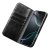 Invändiga kortfack i Qialino iPhone 17 Pro Wallet Case svart
