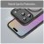 Slimmat skal med frostad baksida till iPhone 17 Pro svart med MagSafe