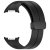 Svart silikonarmband med magnetlås i böjd form för Galaxy Watch 8 Classic