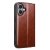 Leather Wallet Case iPhone 16 Brown