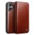 Leather Wallet Case iPhone 16 Brown