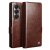 Leather Wallet Case Samsung Galaxy Z Fold 7 Brown