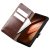 Leather Wallet Case Samsung Galaxy Z Fold 7 Brown