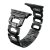 Rhinestone Metallarmband Apple Watch Series 10 46mm Svart
