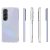 Samsung Galaxy S26 transparent skal - komplett vy med telefon