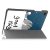 Tri-fold fodral med sovande kattdesign för Samsung Galaxy Tab A11 Plus