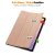 Elegant vikfodral i rosa till Galaxy Tab S11 med automatisk wake/sleep-funktion