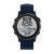 Garmin Fenix 8 43mm klocka med blått sportarmband – displayvy