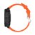 Garmin Fenix 8 43mm orange armband – sett från sidan