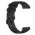 Svart silikonarmband till Garmin Vivoactive 4s – överdel med spänne