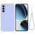 Lila silikonskal till Samsung Galaxy A17 med handledsrem