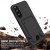 Tåligt svart skal med rem och förvaring för Samsung Galaxy A17