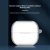 Samsung Galaxy Buds 3 transparent skyddsfodral kompatibelt med laddning