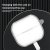 Samsung Galaxy Buds 3 FE skyddsskal transparent design nära bild