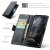Kortfack och sedelficka i svart CaseMe Slim fodral till Samsung Galaxy A17