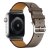 Äkta Läderarmband Apple Watch Series 10 46mm Grå