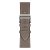 Äkta Läderarmband Apple Watch Series 10 46mm Grå