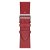 Äkta Läderarmband Apple Watch Ultra 3 49mm Röd