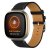Köp Äkta Läderarmband Fitbit Versa 3/Sense Svart Online