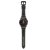Garmin Fenix 8 47mm med svart läderarmband sett uppifrån