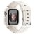 Apple Watch Ultra 3 49mm Stöttåligt Skal + Armband Beige - baksida