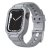 Apple Watch Ultra 3 49mm Stöttåligt Skal + Armband Grå - framsida