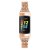 Köp Dual Rhinestone Armband Fitbit Charge 5 Roséguld Online