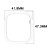 Edge Skal Apple Watch Series 11 46mm Transparent