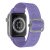Elastiskt Nylonarmband Apple Watch Series 10 46mm Glitter Lila