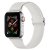 Elastiskt Nylonarmband Apple Watch Series 10 46mm Vit