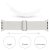 Elastiskt Nylonarmband Apple Watch Series 10 46mm Vit