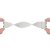 Elastiskt Nylonarmband Apple Watch Series 10 46mm Vit