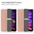 iPad Mini 7th Gen (2024) Fodral Tri-fold Rosa