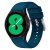Full Fit Silikonarmband Samsung Galaxy Watch FE Mörkblå