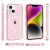 Köp Glitter MagSafe Skal iPhone 14 Transparent Rosa Online