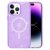 Köp Glitter MagSafe Skal iPhone 15 Pro Transparent Lila Online