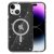 Köp Glitter MagSafe Skal iPhone 15 Transparent Svart Online