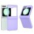 Hårdskal Gummerat Hinge Protection Samsung Galaxy Z Flip 7 FE Lila