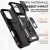 Hybridskal iPhone 16 Plus Ring + Kameraskydd Svart