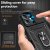 Hybridskal iPhone 16 Plus Ring + Kameraskydd Svart